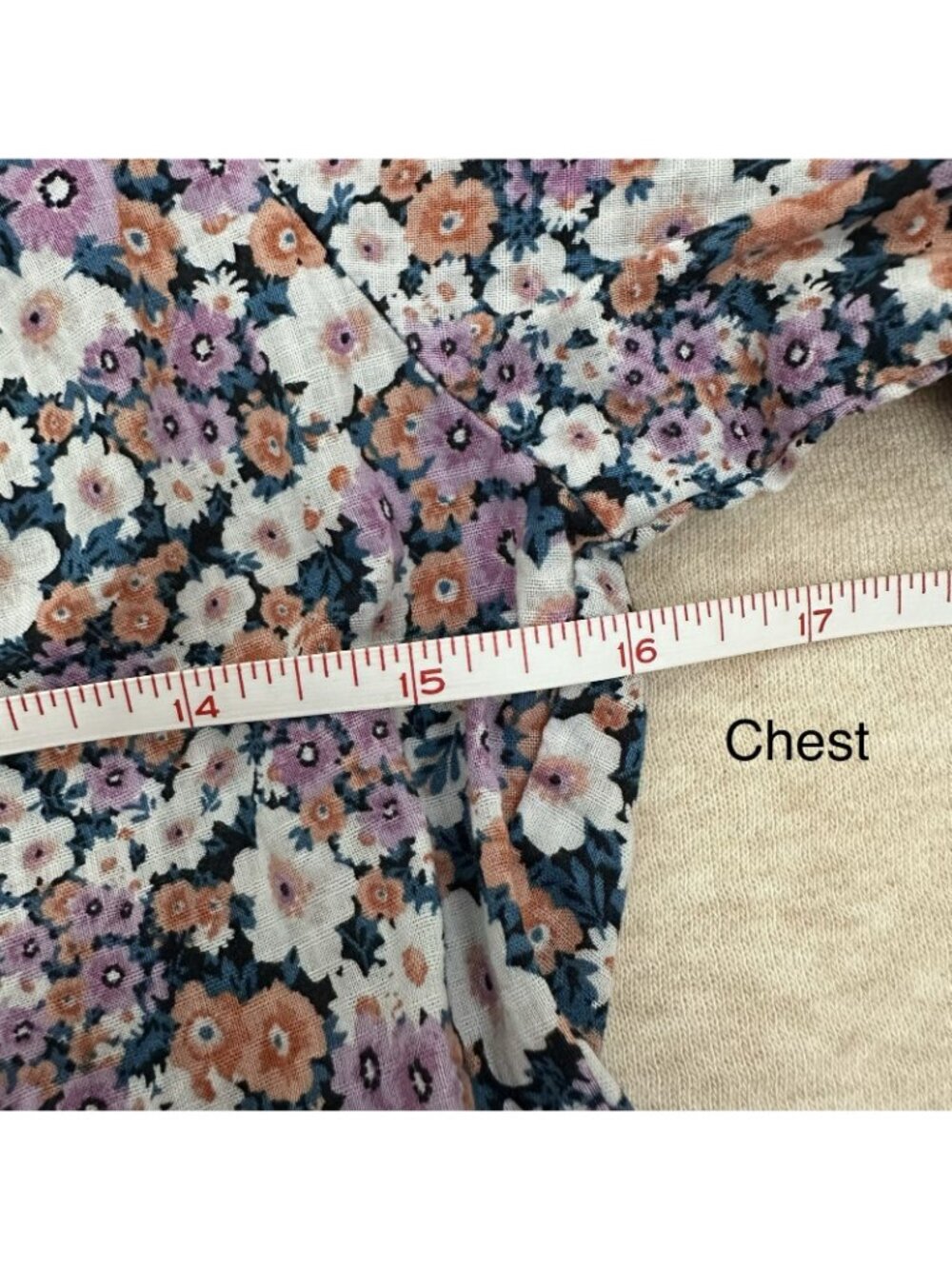 Uniqlo Floral Midi Dress Women’s Size S Cotton Pink Button Front Puff Sleeve - Picture 8 of 12